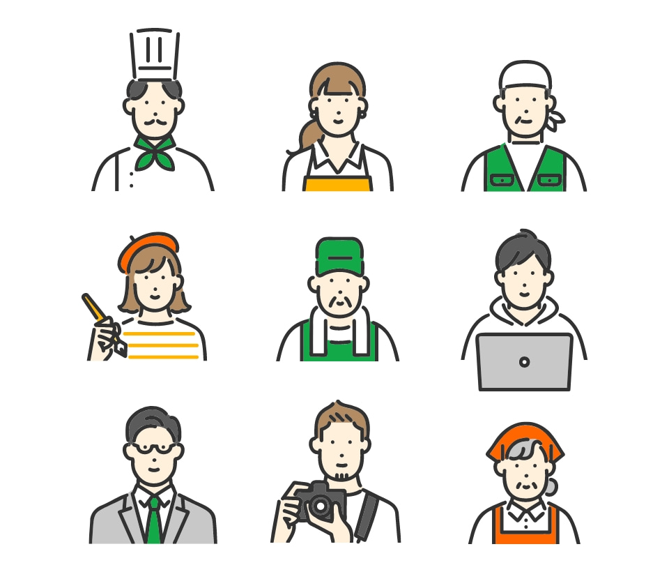 信用組合イラスト